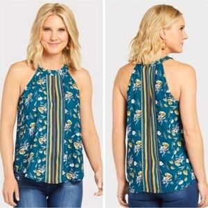 Evereve Allison Joy Jasmine Halter Top // XS